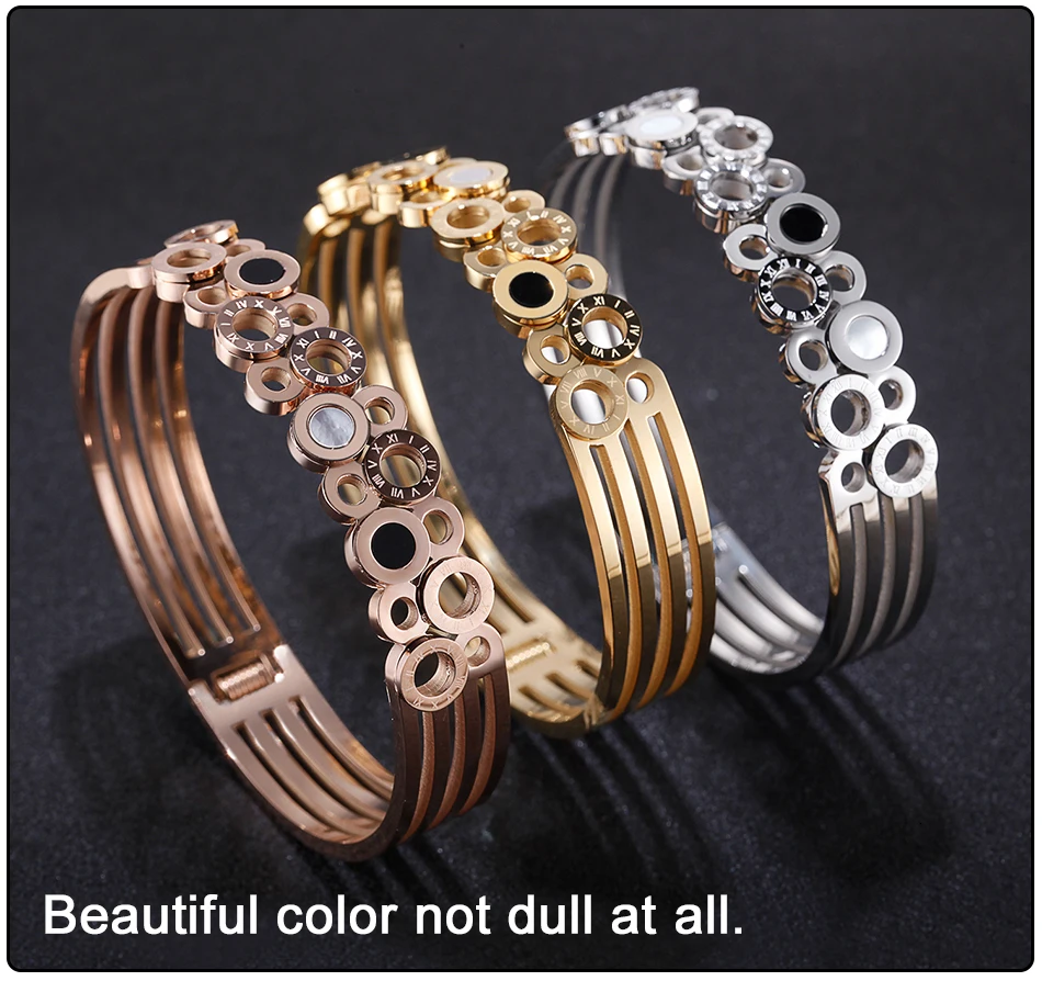  Stainless Steel Bracelets Bangles For Women (5)