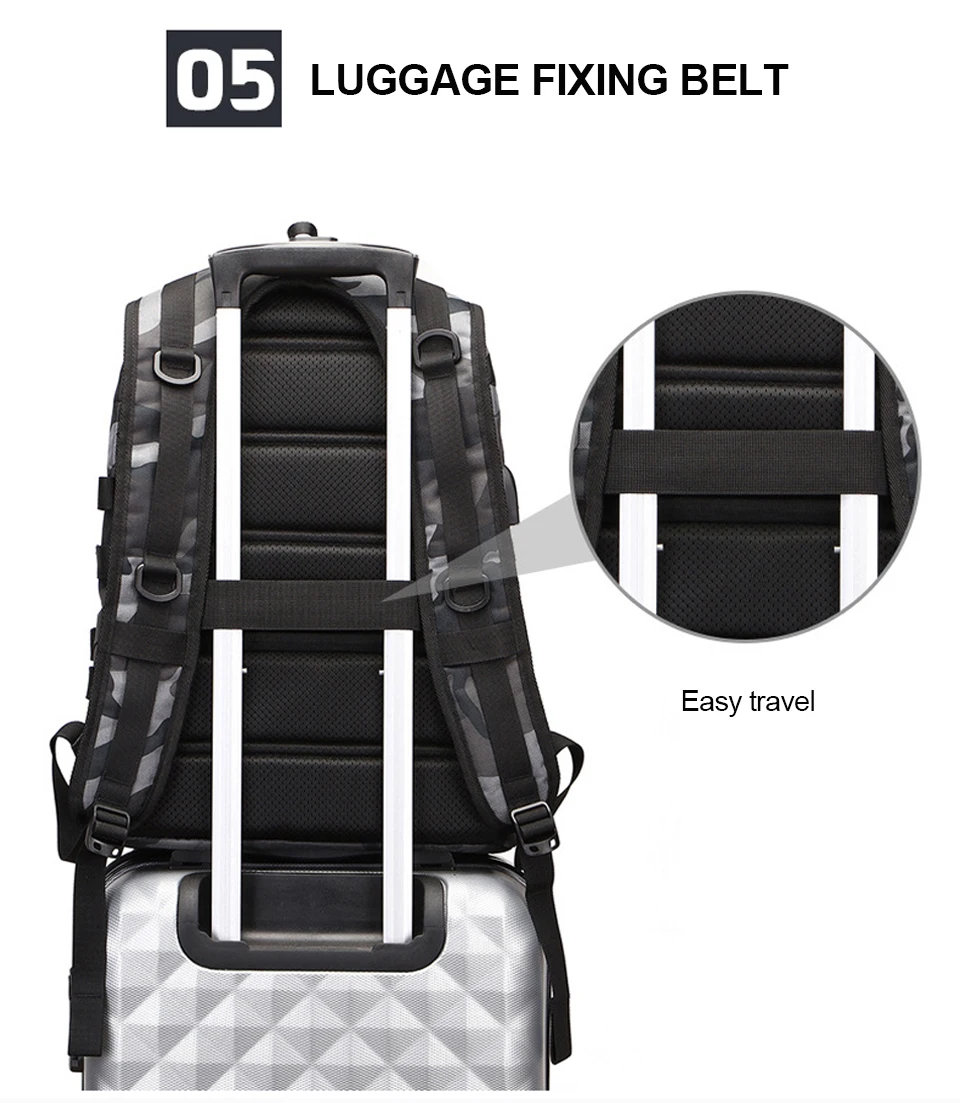 Tactical Military Army Backpack PUBG Playerunknown's Battlegrounds Backpacks Level 3 Cosplay Outdoor 15.6 Inch Laptop USB Bags