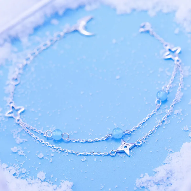 

Anime BLEACH Hitsugaya Toushirou Hyourinmaru S925 Sterling Sliver Bracelet Hand Chain Cosplay Girlfriend Girls Gift