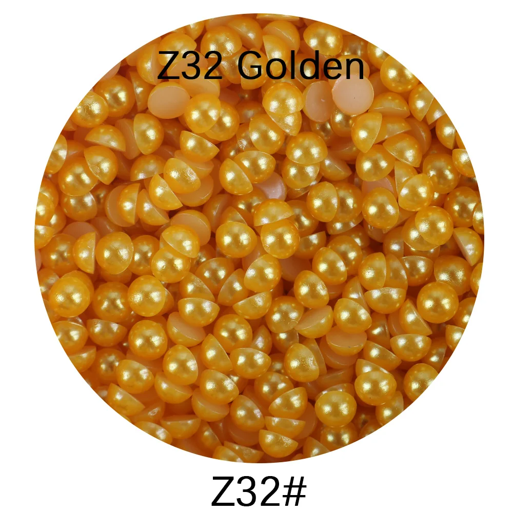 5600 PCS Orange AB Flatback Nail Pearls 7 Sizes Pearls Loose Beads Phone  Decoration – the best products in the Joom Geek online store