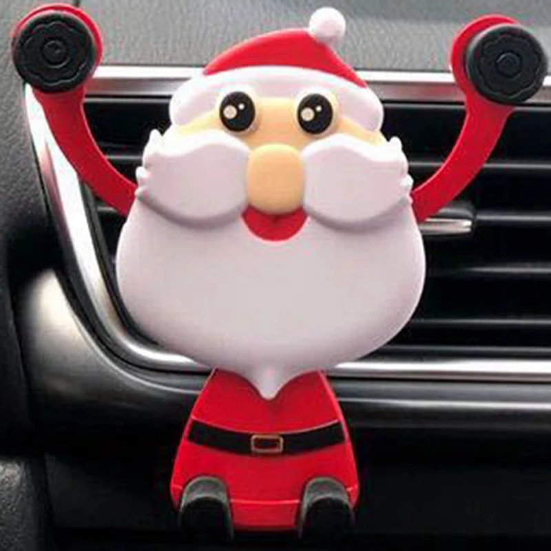 Christmas Santa Claus Universal Gravity Bracket Stand Car Holder For Cell Phone