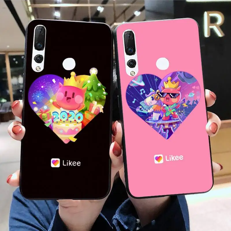 

2020 popular social APP Likee Newly Arrived Black Cell Phone Case for Huawei Honor 30 20 10 9 8 8x 8c v30 Lite view pro