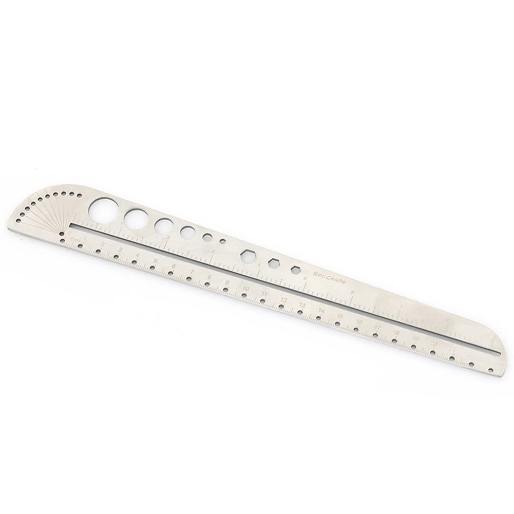 Clear Scale Angle Meter Stainless Steel Protractor Multifunctional Drawing Ruler Tool scale ruler office compass protractor tool