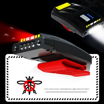 

ZK20 Dropshipping Rechargeable Outdoor Portable LED Headlamp Headlight Red Light for Fishing Camping Prevent Mosquitoes Bites