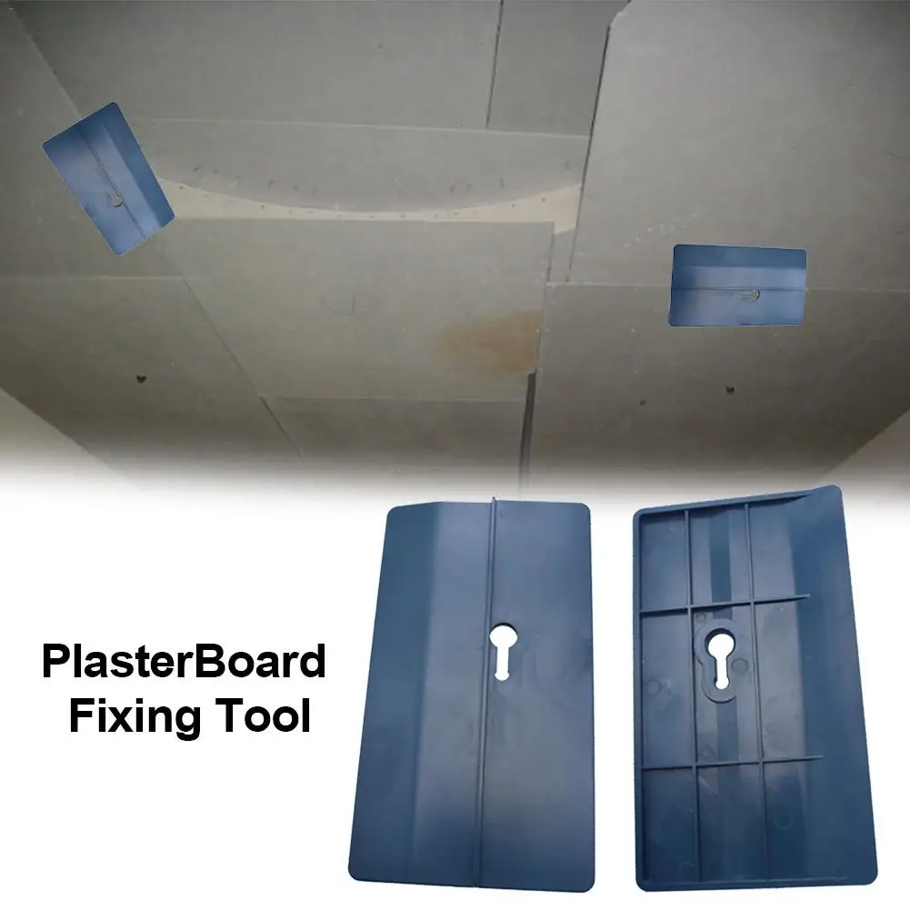 Luckycyc Drywall Positioning Plate 2pc Plastic Drywall Fitting Ceiling Drywall Positioning Plate Drywall Fitting Tool Supports The Board in Place While Installing Red/Blue Luckycyc Drywall Positioning Plate 2pc Plastic Drywall Fitting Ceiling Drywall Positioning Plate Drywall Fitting Tool Supports The Board in Place While Installing Red/Blue