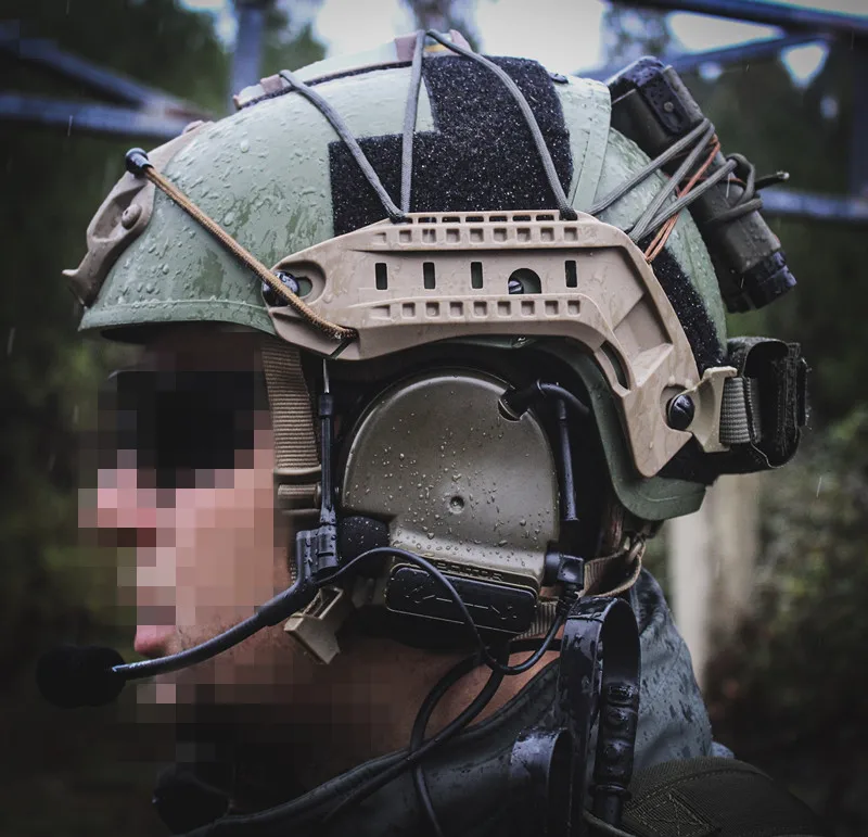 TAC-SKY COMTAC III силиконовые наушники с шумоподавлением тактическая гарнитура FG+ Военный адаптер PTT KENWOOD U94 PTT