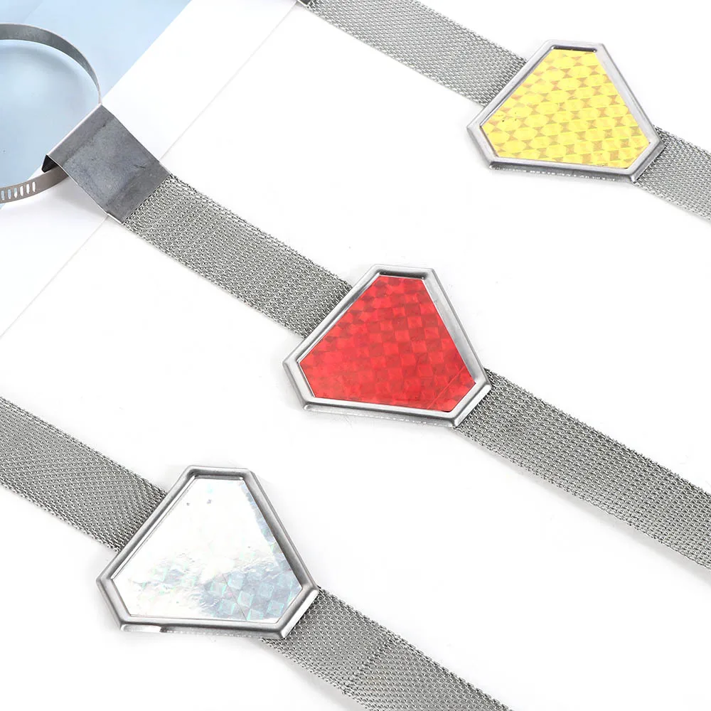 ユニバーサルオートカー静電反射ストリップ回避帯電防止車のスタイリング金属ベルト反射ストリップ Aliexpress