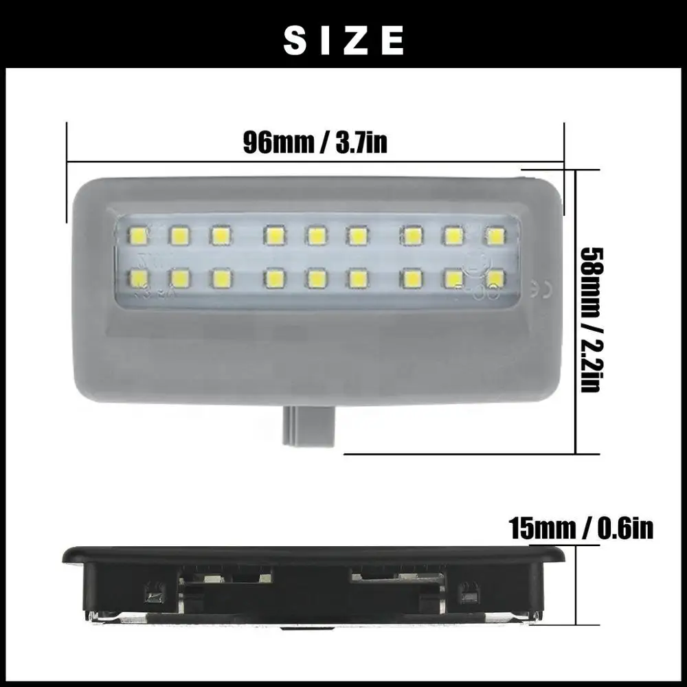 Светодиодный светильник для зеркала для BMW F01 F02 F03 F07 F10 F11 светодиодный светильник для чтения авто-Стайлинг автозапчасти