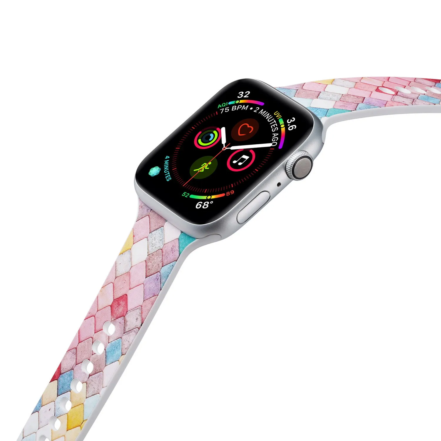 Для Apple Watch 38 мм 42 мм 40 мм 44 мм мягкий ремешок мультфильм камуфляж браслет для iwatch серии 5 4 3 2 1 Аксессуары для умных часов