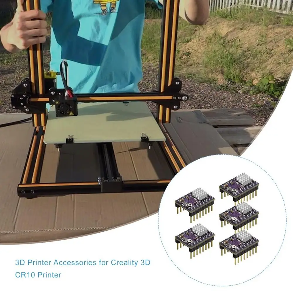 5 шт. 3d принтер Stepstick DRV8825 шаговый двигатель драйвер Reprap 4 слоя PCB модуль для 3d принтера Замена