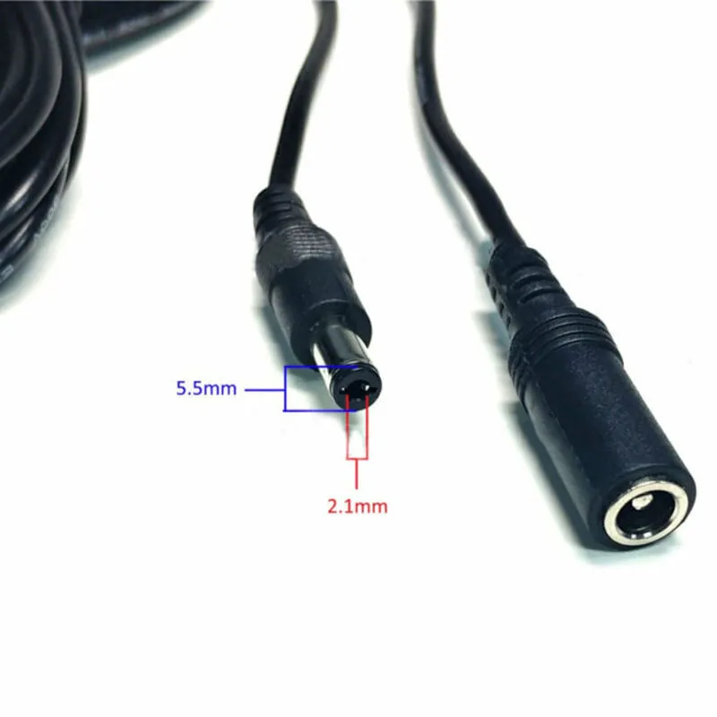 

2pcs DC Extension Power Cord Adapter Cable Indoor Wire Security Camera System 2pcs DC Extension Power Cord Adapter Cable Indoor