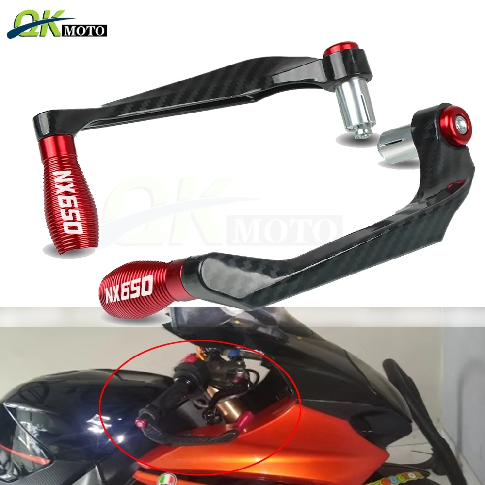 Protectores de palanca de manillar para motocicleta, accesorios de aluminio para Honda nX 650, NX650, NX 650, NX 650, Nx650, piezas con logotipo|Cubiertas y molduras - AliExpress