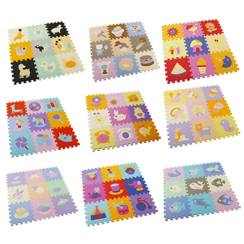 

9 Pcs Baby EVA Foam Puzzle Play Mats Kids Rugs Toys Carpet Childrens Interlocking Exercise Floor Tiles Toddler Carpet
