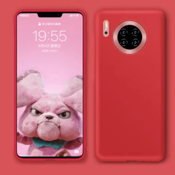 Силиконовый защитный чехол для huawei mate 30 Pro mate 30 Pro, чехлы для мобильных телефонов, чехол s - Цвет: China Red