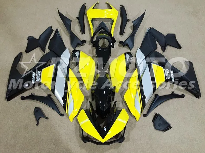 Новинка YZF R3 R25 ABS Инжекционный обтекатель комплект для Yamaha YZFR3 YZFR25 Полный обтекатели комплекты Cowling желтый