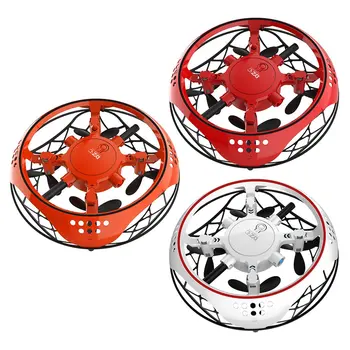 

Infrared Sensing Control Mini UFO Drone Toy Induction Altitude Hold Intelligent Quadcopter Induction Cool LED Aircraft HOT