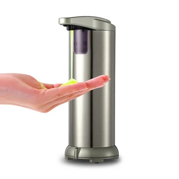 

250ml Automatic Liquid Soap Dispenser Touch-free Sanitizer Dispenser Built-in Infrared Smart Soap Sensor Kitchen Bathroom Tools
