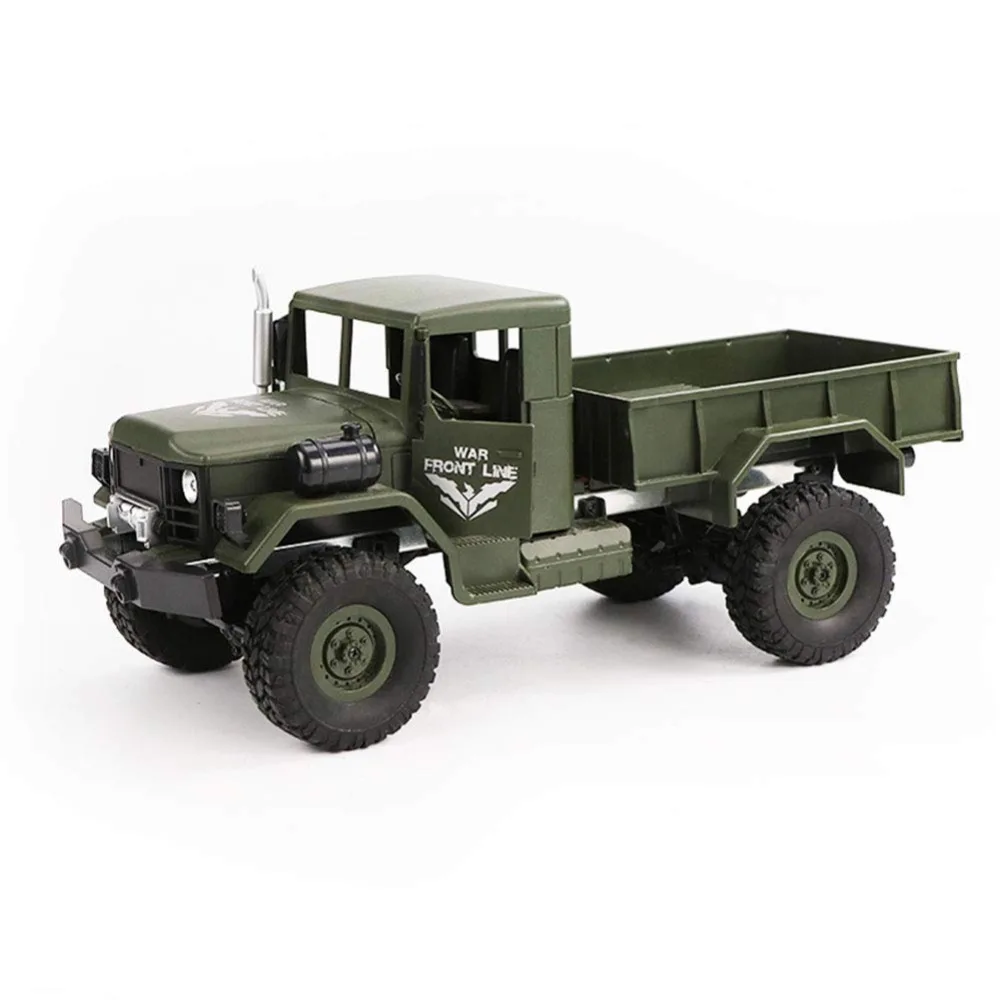 JJ-RC Q62 1/16 2,4G 4WD внедорожный военный грузовик гусеничный транспортер RC автомобиль RTR армейский зеленый