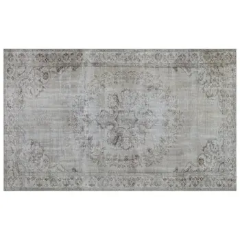 

Handmade Gray Vintage Overdyed Turkish Area Rug 180x294 Cm-5'11''X9'8''