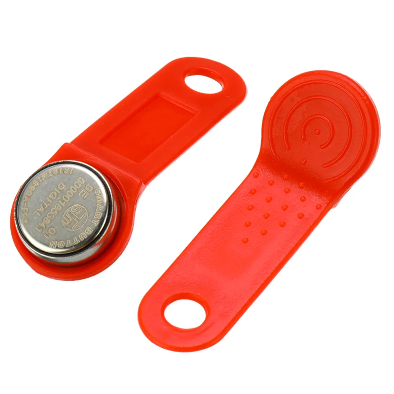 10 шт./лот, перезаписываемая RFID RW1990, iButton TM, сенсорная память, клон, дубликат ключа, копия карты, сауна, ключ, случайный цвет