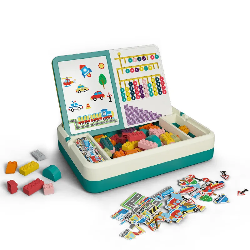 

Ming Tower CHILDREN'S Building Blocks Multi-functional Magic Toy Box Assembled Early Childhood Educational Baby Large Particles
