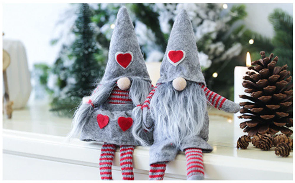 Рождественский кулон милый гном/Tomte Санта Клаус Рождественская Кукла домашний декор детские подарки