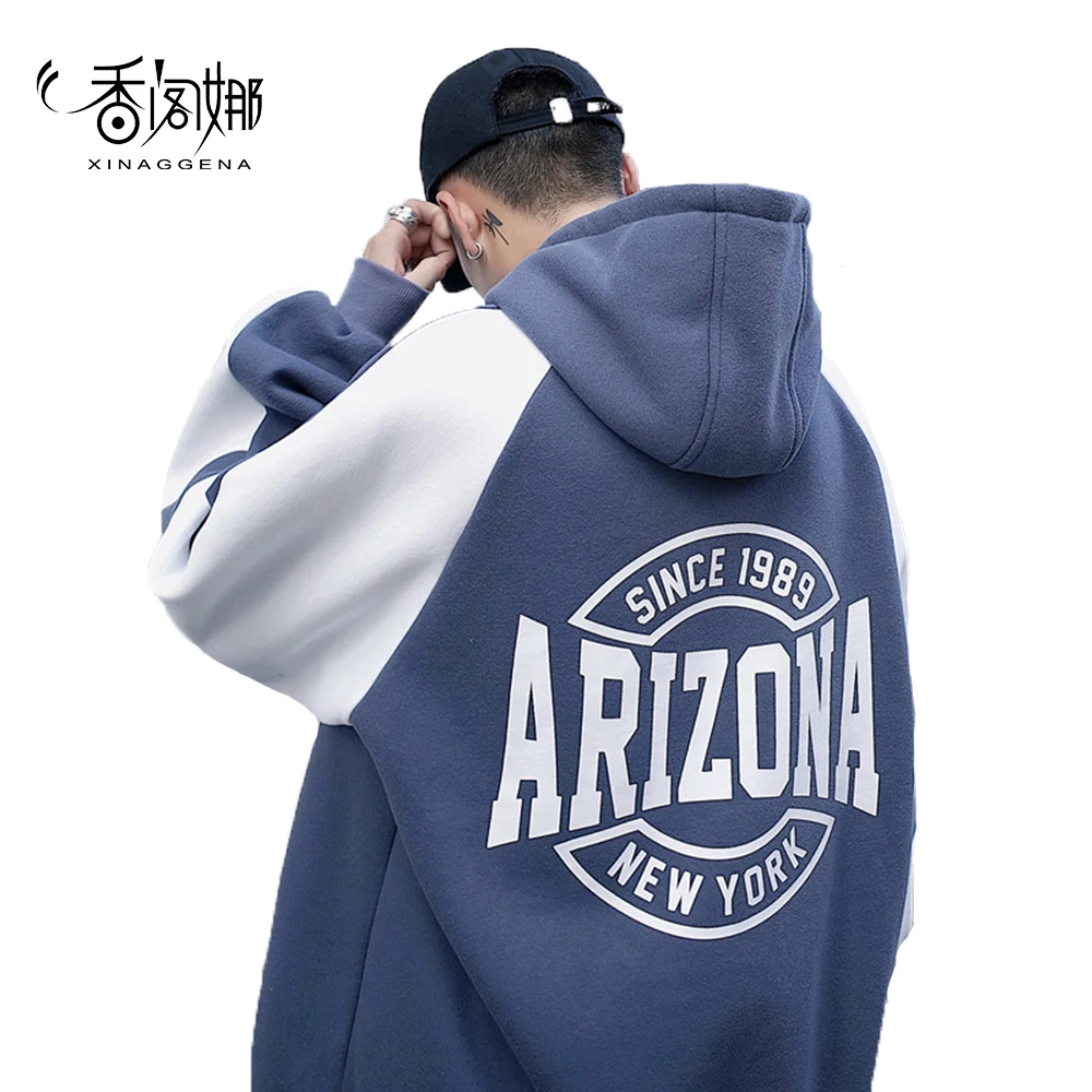 

Hip Hop Man Streetwear Hoodies Loose Casual Long Sleeves Men Sweatshirts Warm Hoody Sweatshirts High Quality Coats