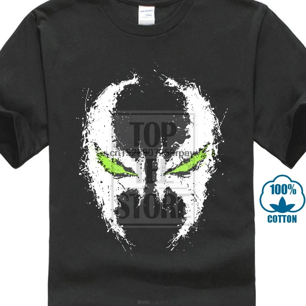Summer New Spawn Shirt Mask Todd Mcfarlane Comic Book S 5xl Graphic T Brand Casual Clothing Letter |