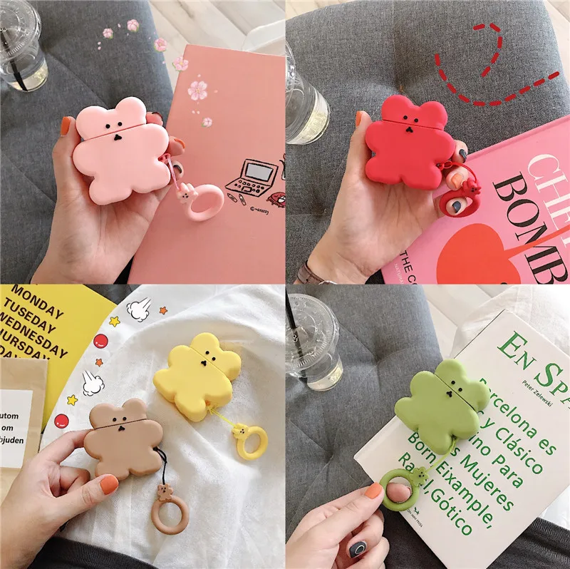 

Luxury Silicone Case For Airpods Case Protective Earphone Cover Case For Apple airpods 2 1 Accessories Charging Box For Air pods