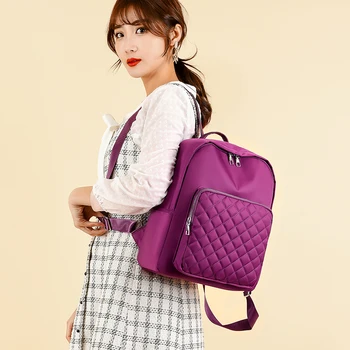 

Multifunction Women Backpack Waterproof Oxford Cloth Youth Casual Travel Lady Backpacks Large Capacity Women's Shoulder Bags