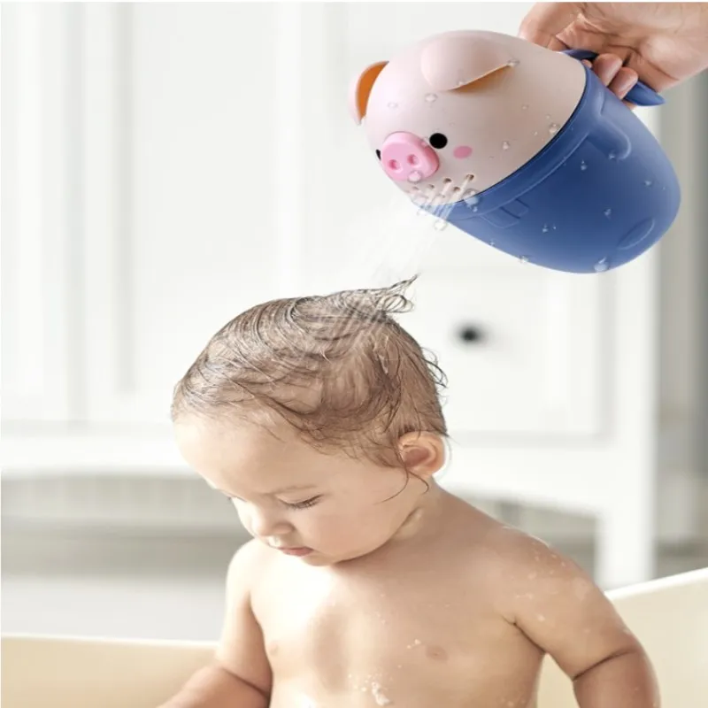 baby toddler toys for 9 month old Cartoon Shampoo Cup Baby Spoon Shower Bath Water Swimming Head Watering Bottle Todder Kids Wash Hair Shampoo Cup Bath Toy young explorers baby & toddler toys	