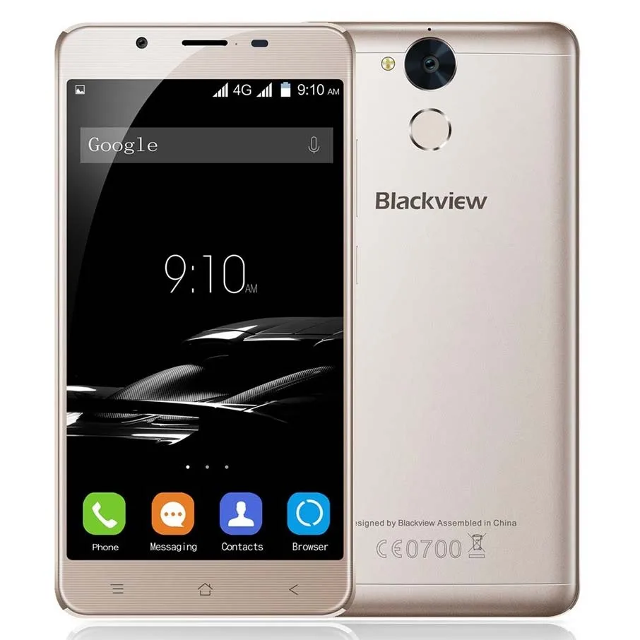 Blackview P2 6000mAh 5,5 ''Full HD MTK6750T Восьмиядерный QC OTG Android металлические мобильные телефоны 4 Гб ram 64 Гб rom смартфон с отпечатком пальца