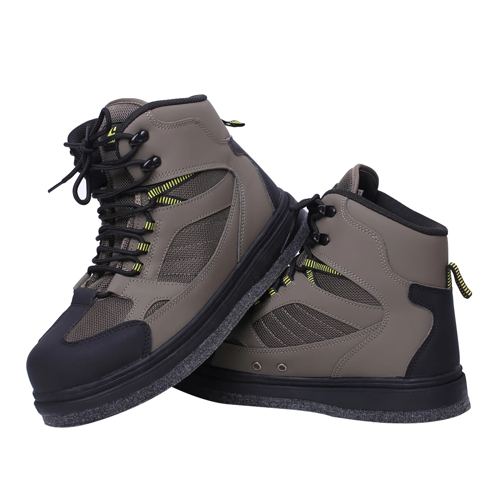 Men's River Fishing Wading Boots Breathable Upstream Shoes Outdoor Anti-slip Fly Fishing Waders Felt Sole Boot fly fishing waders fly fishing shoes