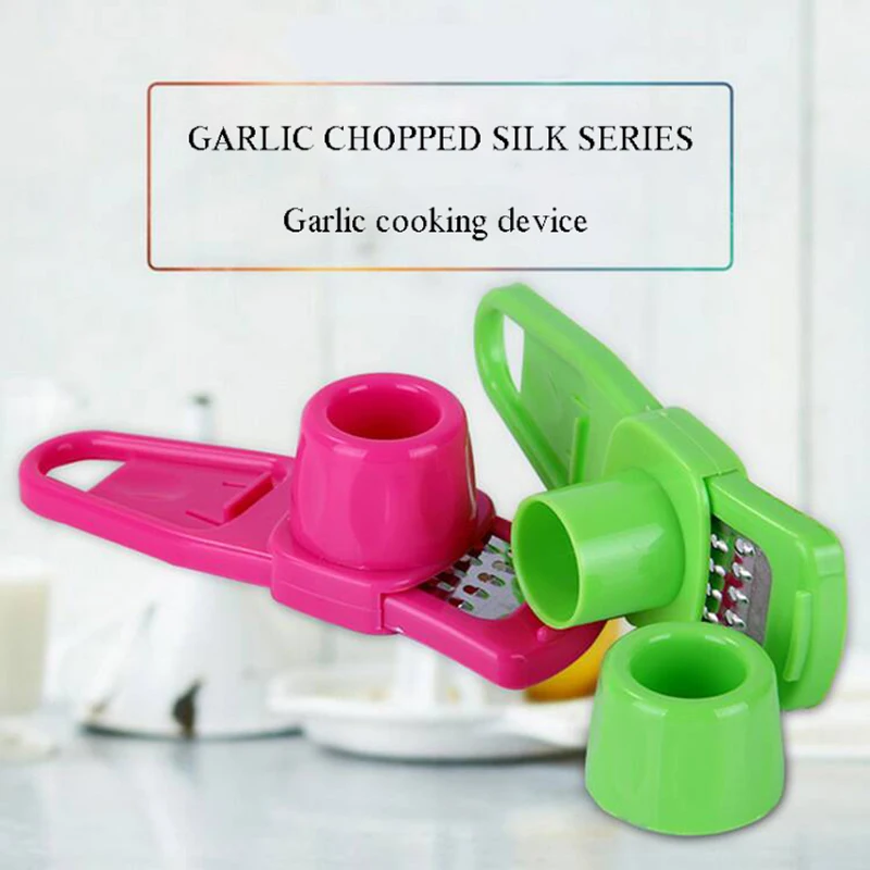 

Candy Color Garlic Press Peeler Plastic Grater Ginger Grinding Microplaner Slicer Cutter Planer Fruit Vegetable Kitchen Tool