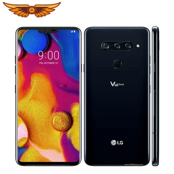 

V409N Original LG V40 ThinQ 6.4 Inches 6GB RAM 128GB ROM 16MP Triple Camera LTE Single SIM Fingerprint Unlocked Cellphone