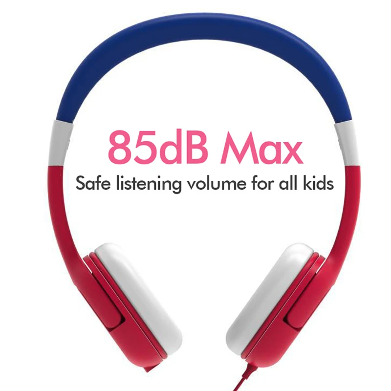 JINSERTA Kids Headphones Safely Children Headphone 85 93dB Child Safe Volume Headset for Mobile Phone PC with 3 5mm Jack