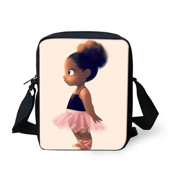 

Fashion Unisex African Girls Print Shoulder Bag Book Mini Mochial Stylish Sling Bags For Girls Teenager Children Crossbody Bags