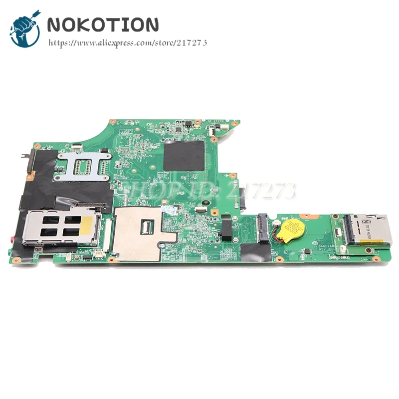 NOKOTION для lenovo thinkpad SL410 Материнская плата ноутбука 14 дюймов 63Y2096 материнская плата GM45 DDR3 Бесплатный процессор