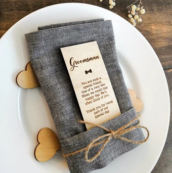 

Groomsman Gifts,Wedding Table Decor, Rustic Wedding Decor,Wedding Place Cards, Napkin Rings,Wedding Gifts For Guests,Place Card