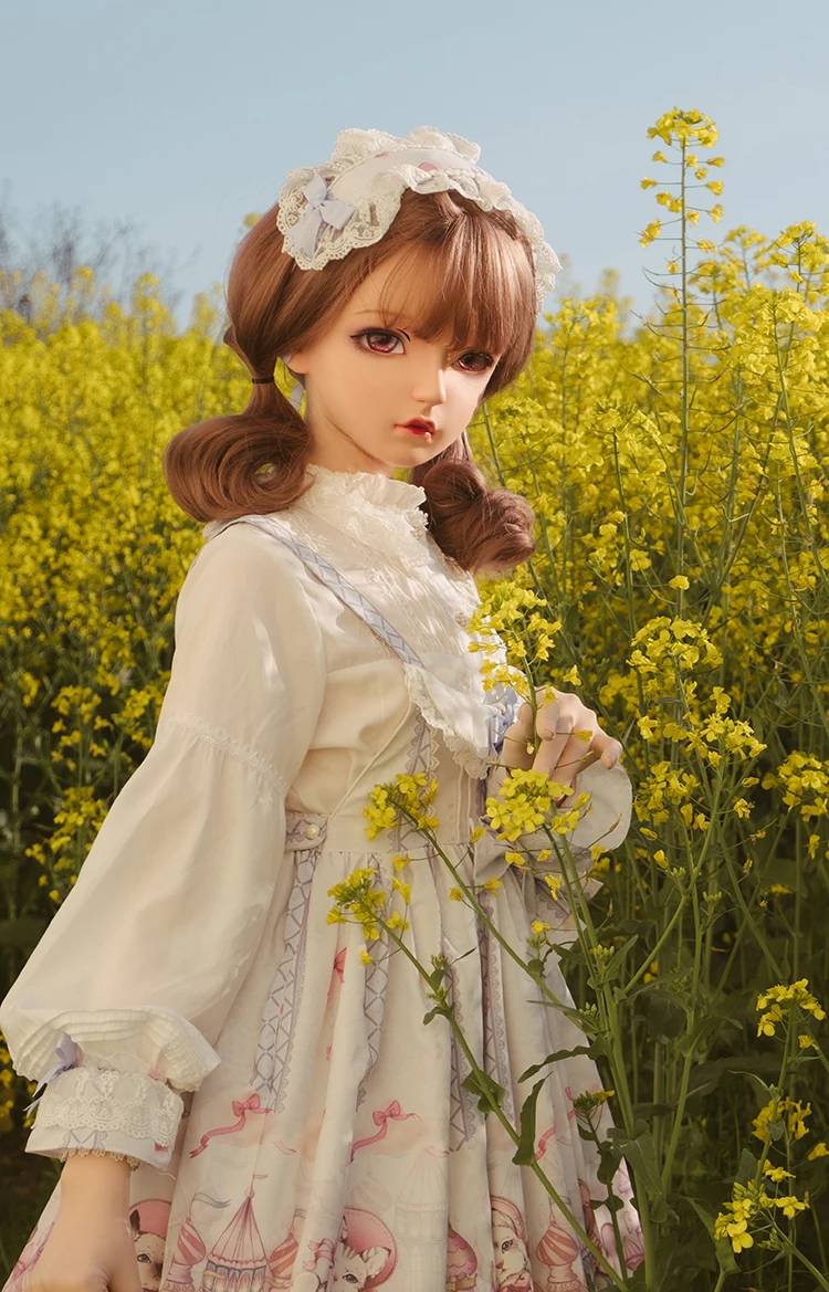 Dollkii 04) Женская Девушка кремнезема Косплей BJD переодевание кигуруми Голова маска Аниме ролевые игры вечерние Трансвестит кукольная маска