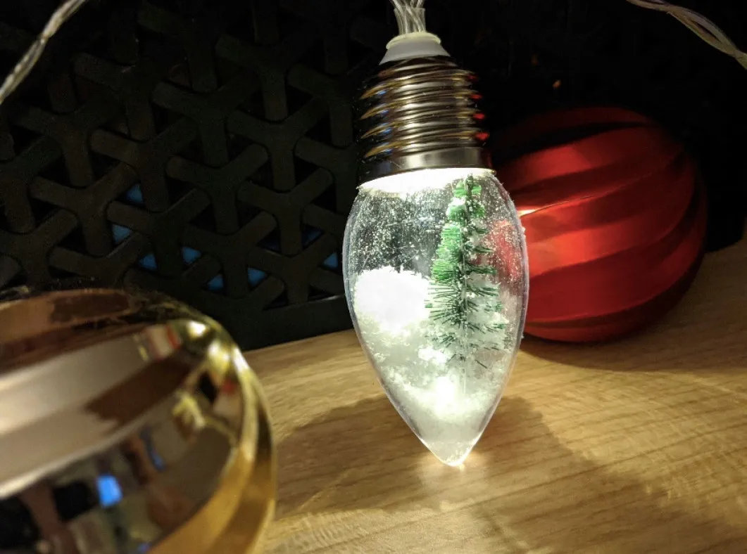 Светодиодный Рождественский светильник s наружный для спальни DIY гирлянда