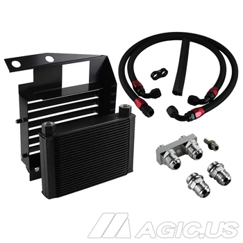 

25 Row Bolt On Oil Cooler Kit Fit For BMW 3 SERIES 335I E90 E92 N54 BLACK