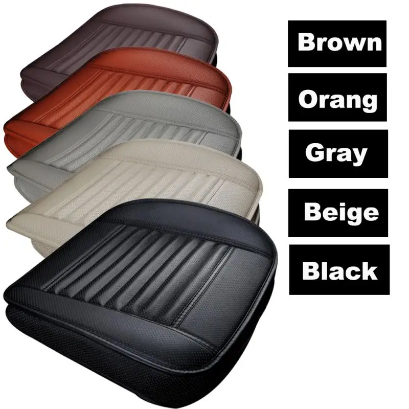 

1PC Universal Seat Cushion Breathable Leather Bamboo Car Seat Cover Pad Mat Auto Chair Cushion Universal Car-styling Supports