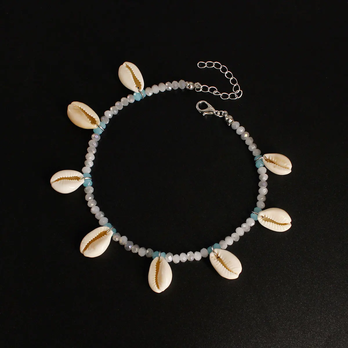 

Europe And America jiao shi pin Natural Shell Beach Anklet Women's Fashion Hand-woven Bead Ankle Ring K216
