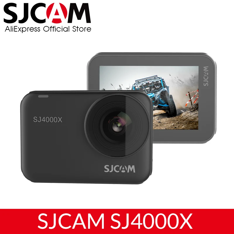 SJCAM SJ4000X Водонепроницаемый 4K 24fps экшн-камера Wifi Пульт дистанционного управления стабилизатор гироскопа Спортивная камера видео Camcoder