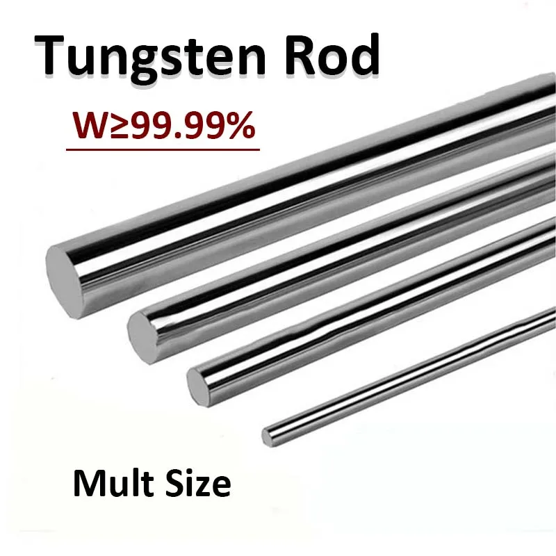 1pcsPureTungstenRod1mmto15mmHardMetalElectrodeWearresistant