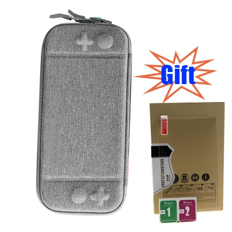 Gray bag Чехол для переноски с переключателем, аксессуары, сумка для хранения, защитный жесткий чехол EVA для путешествий, для консоли NS - Цвет: Gray bag