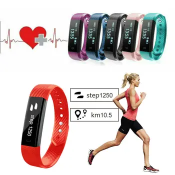 

Sport Health Waterproof Fitness Smart Watch Activity Tracker Wrist Band Bracelet