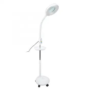 

8X LED Magnifying Floor Lamp Magnifier Tattoo Lamp with Tray US AU Plug 110V 220V Tattoo Supplies