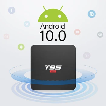 

BYINTEK TV Box Android 10.0 ,2G+16G 2.4G WIFI, Media Player Netflix Hulu,Media player 4K Google Voice Assistant Youtube